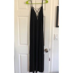 Open Back Maxi Dress